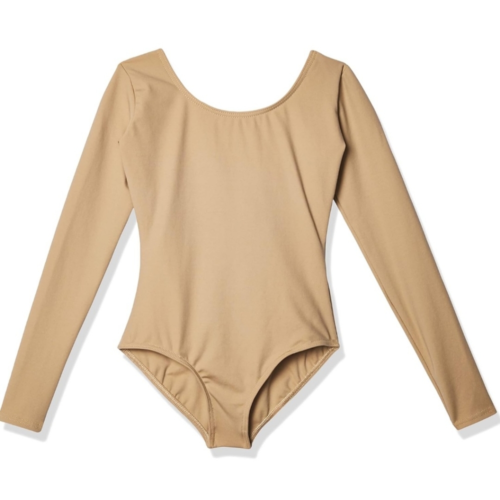 NWOT Girls Long Sleeve Bodysuit Leotards Ballet Dance Gymnastics Outfit
